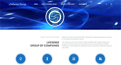 Desktop Screenshot of lifesense.co.za